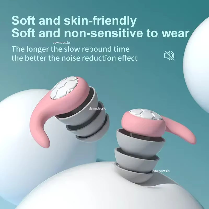 Ergonomic Silicone Noise Cancelling Eaplugs